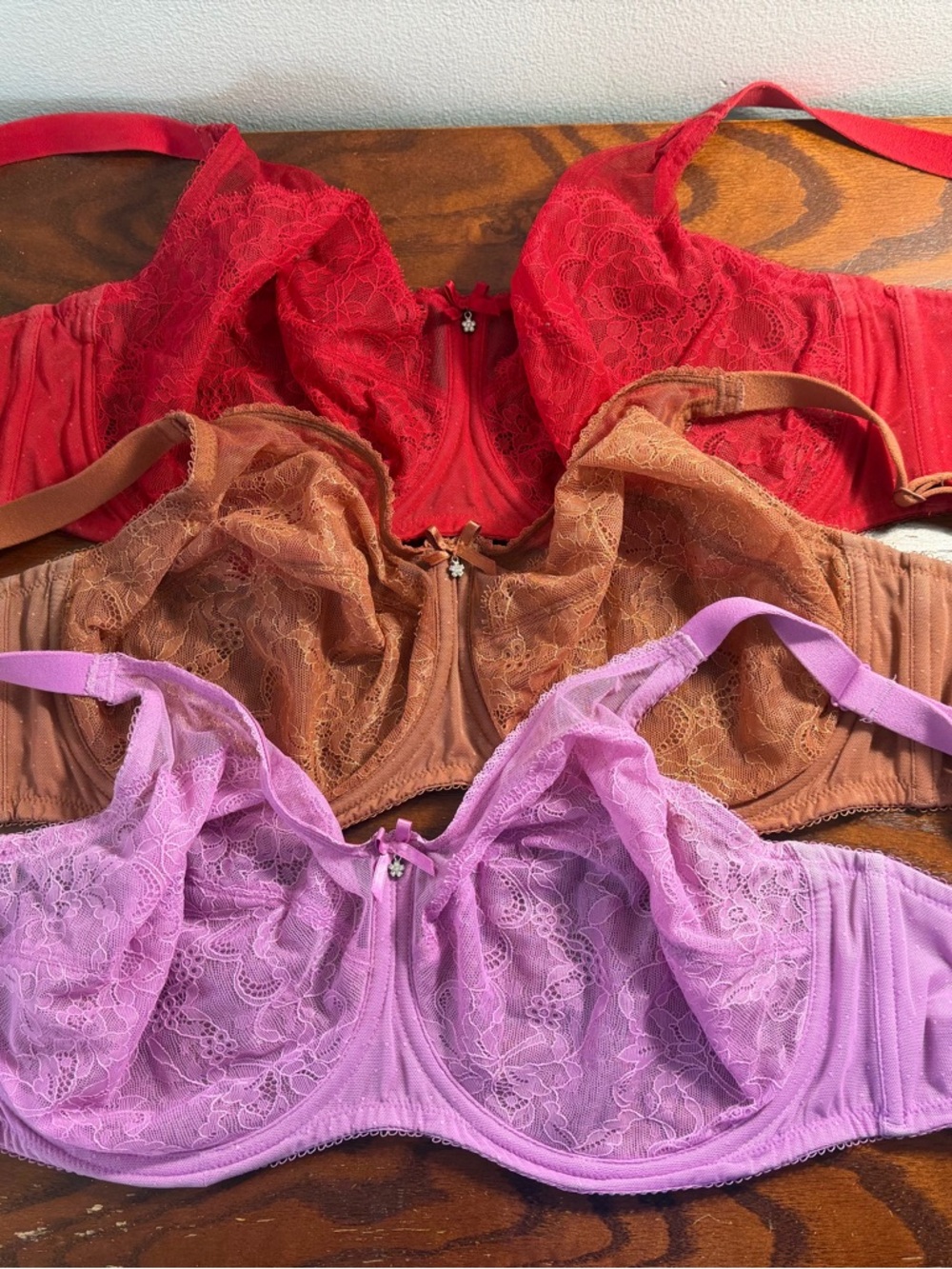 Wacoal set of 3 RetroChic Ultimate Lift Underwire Bras